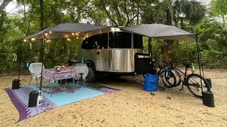 Dual MoonShade Setup on Airstream Basecamp [upl. by Annadal68]