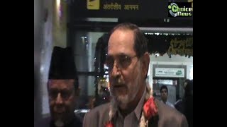 HzPeer Syed Salman Al Gilani arrival at Hyderabad Airport [upl. by Janice292]