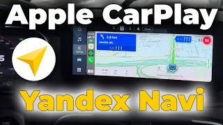 Yandex Navigasyon CarPlay Türkiyede kullanmak [upl. by Mooney]