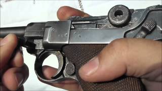 Original1917 German Luger Description and Firing [upl. by Cotterell]