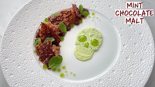 Fine Dining Chocolate Milo Dessert  Día de los Muertos  Halloween Recipe [upl. by Amees277]