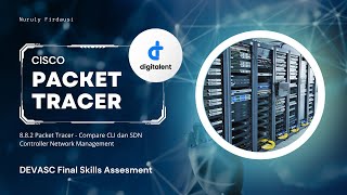 882 Packet Tracer  Compare CLI and SDN Controller Network Management [upl. by Scottie]