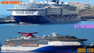 LIVE MEIN SCHIFF 7 amp CARNIVAL LEGEND [upl. by Euqimod]