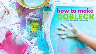 How to Make Oobleck  CREATIVE BASICS Episode 3 [upl. by Felicidad]