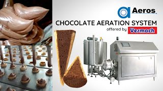 Aerated Chocolate Cone using Aeros Chocolate Aeration System offered by Vesmach [upl. by Teryl645]