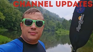 Channel update Flat water paddle on the Guyandotte in WV [upl. by Elletse]