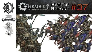 Conquest Battle Report 37 Chios Practice Raptors vs Wadrhun [upl. by Ylrae143]