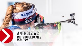 INDIVIDUEL DAMES  ANTHOLZ WC 2020 [upl. by Nirtiak]