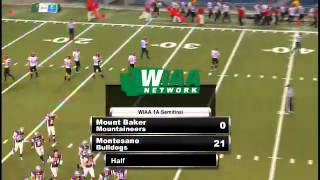 2012 WIAA 1A Football Semifinal Mt Baker vs Montesano [upl. by Stonwin29]