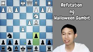 Refutation ng Halloween Gambit chess [upl. by Hnahc]