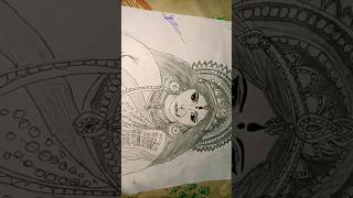 Navratri special drawing godsdrawing navratri gods durgamaadrawing shortsfeed viral [upl. by Sine438]