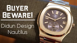 Buyer Beware  Didun Design quotNautilusquot experience [upl. by Abad]