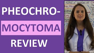 Pheochromocytoma Symptoms Nursing NCLEX Lecture Pathophysiology and Treatment  Endocrine [upl. by Mairam]