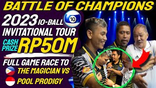 Thrilling Match between Efren Reyes vs Punguan Sihombing Epic Battle the Magician vs Pool Prodigy [upl. by Margeaux606]