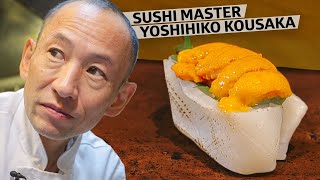 Sushi Master Yoshihiko Kousaka Has Earned a Michelin Star 10 Years in a Row — Omakase [upl. by Leisha]