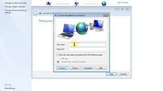 How to setup broadband connection in win 7 [upl. by Atir]