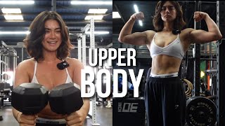 Upper Body Gym Vlog amp Beach Run [upl. by Voleta]