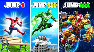 SPIDERMAN Changes into a Different Superhero with Every Jump [upl. by Eulaliah]