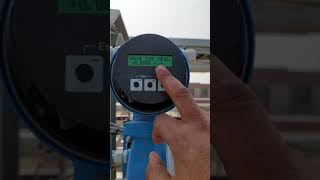 Flowmeter Promag 10 Endress Hauser how to check in simulation Mode [upl. by Nosa487]