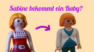 Sabine bekommt ein Baby  Familie Herbst  PlaymobilJahresdorf [upl. by Lleznol]