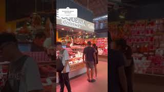 Boquería Market in Barcelona [upl. by Ahtelat273]