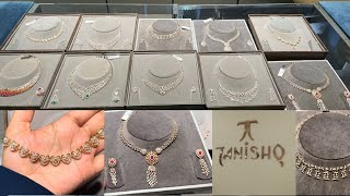 Tanishq 2024 Latest Diamond Necklace Set Designs Price and Offer Tanishq Beautiful Diamond Jewellery [upl. by Gratia705]