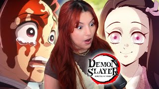 nezuko😭  Demon Slayer Swordsmith Village Ep 11 quotA Connected Bond Daybreak and First Lightquot Reaction [upl. by Lunsford]