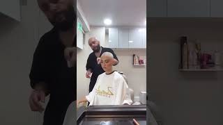 Beautiful girl headshave in salon girlheadshave bald [upl. by Sabrina39]