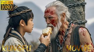 Kung fu movie A beggar saves an old man who is a master and teaches him unbeatable skills movie [upl. by Gambrill61]