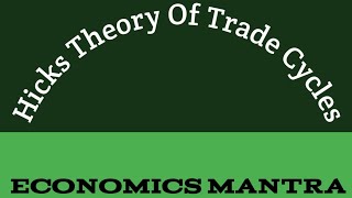 Hicks theory of business cycle hicks theory of trade cycle in hindi hicks theory macroeconomic [upl. by Wadell]