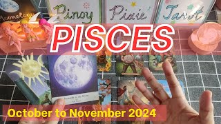 Pisces  OMGEE MORE MORE MONEY PA 🙏🏻  Full Moon October 2024  Tagalog Tarot Reading [upl. by Eiznekcm]