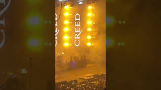 Part 2 of creeds opening Really tried keeping these shorts friendly haha nashville creed concert [upl. by Aivin]