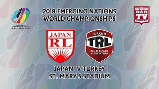 2018 Emerging Nations World Championships  Pool C  Japan v Turkey [upl. by Janeta945]