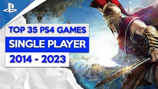 THE GREATEST PS4 SINGLE PLAYER Games of The Decade 2014  2023 [upl. by Aires]