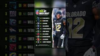 2025 way too early mock draft viralvideo football nfl draft [upl. by Darline]