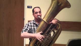 Tuba Excerpt The Ride played on an Alex 163 CC tuba [upl. by Varien629]