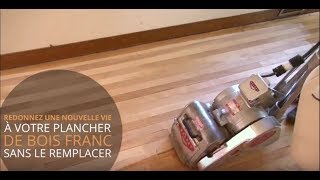 Sablage de plancher professionnel  Plancher Summum [upl. by Nilesoy700]