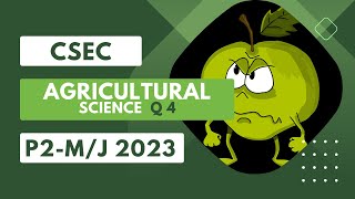 CSEC AGRICULTURE SCIENCE PAPER 2 2023 Q4 [upl. by Arva]