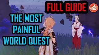 Shrine Maiden World Quest Full Guide  Genshin Impact 20 Gameplay [upl. by Waltner]