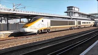 Trains at Ashford International HS1 16022018 [upl. by Groscr]