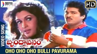 Brindavanam Telugu Movie Songs  Oho Oho Bulli Pavurama Video Song  Rajendra Prasad  Ramya Krishna [upl. by Daniele444]