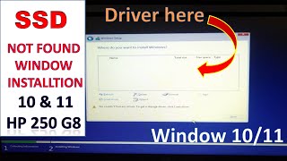 SSD Not Showing Up While Windows 10 Installation 11th gen Laptop Hindi  SSD not showing window boot [upl. by Peedus]