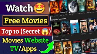 Free movies  Top Best Movie Websites For Free  How to Watch Movies  Movies Websites  Movies Apps [upl. by Holt]