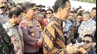 Momen Presiden Jokowi Kementari Indonesia Vs Bahrain Selesai Resmikan Istana Negara IKN [upl. by Dadirac973]