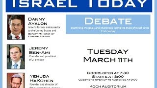 ISRAEL TODAY DEBATE [upl. by Fevre]