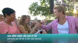 Basshunter  Boten Anna live Allsång På Skansen [upl. by Rehotsirk314]