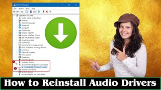 GUIDE How to Reinstall Audio Drivers Very Easily 100 Working [upl. by Lauraine]