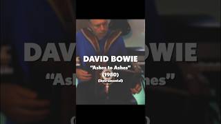 David Bowie  Ashes to Ashes 1980 acoustic instrumental [upl. by Woll]