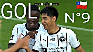 GOL de Dario Osorio en DINAMARCA por la Champions League Midtjylland 10 Santa Coloma [upl. by Zerat]