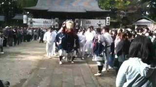 山形県白鷹町鮎貝八幡宮の秋祭り2009 [upl. by Dekeles]